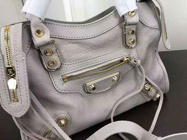 Balenciaga Giant City Gold Studs Handbag B084335 Light Grey Balenciaga Giant City Gold Studs Handbag B084335 Light Grey