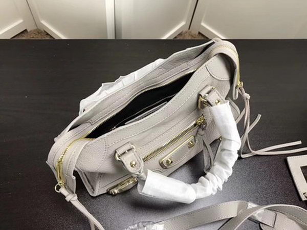 Balenciaga Giant City Gold Studs Handbag B084335 Light Grey Balenciaga Giant City Gold Studs Handbag B084335 Light Grey