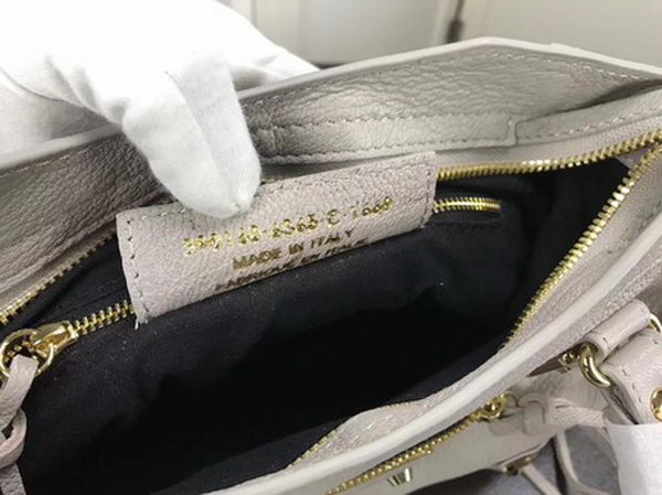 Balenciaga Giant City Gold Studs Handbag B084335 Light Grey Balenciaga Giant City Gold Studs Handbag B084335 Light Grey