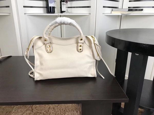 Balenciaga Giant City Gold Studs Handbag B084335 OffWhite Balenciaga Giant City Gold Studs Handbag B084335 OffWhite