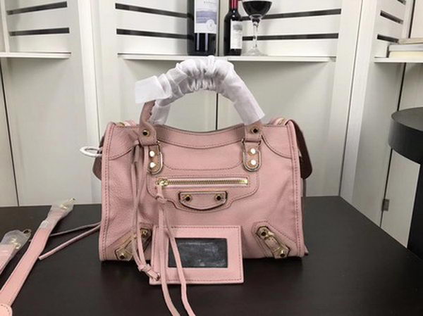 Balenciaga Giant City Gold Studs Handbag B084335 Pink Balenciaga Giant City Gold Studs Handbag B084335 Pink