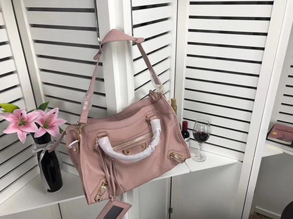 Balenciaga Giant City Gold Studs Handbag B084335 Pink Balenciaga Giant City Gold Studs Handbag B084335 Pink