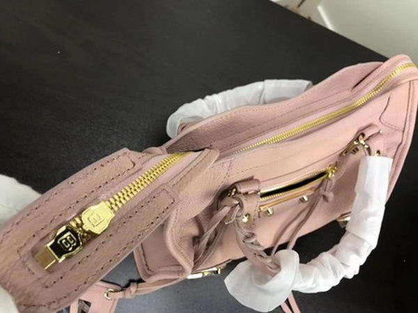 Balenciaga Giant City Gold Studs Handbag B084335 Pink Balenciaga Giant City Gold Studs Handbag B084335 Pink