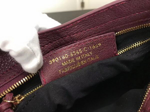 Balenciaga Giant City Gold Studs Handbag B084335 Wine Balenciaga Giant City Gold Studs Handbag B084335 Wine