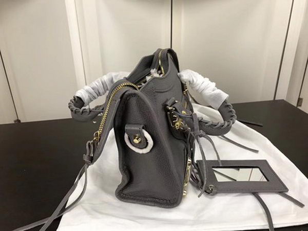 Balenciaga Giant City Gold Studs Handbag B084336 Grey Balenciaga Giant City Gold Studs Handbag B084336 Grey