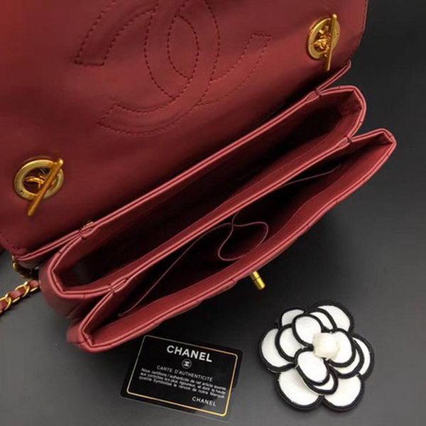 Chanel Classic Top Handle Bag Chevron Sheepskin Leather CHA2371 Red Chanel Classic Top Handle Bag Chevron Sheepskin Leather CHA2371 Red