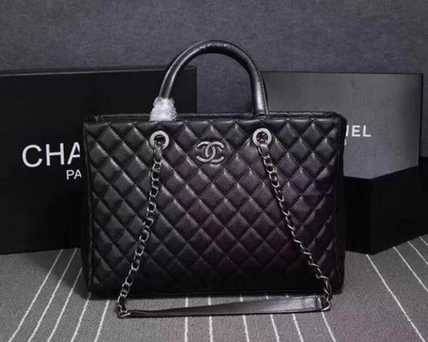 Chanel Tote Bag Sheepskin Leather CHA3625 Black Chanel Tote Bag Sheepskin Leather CHA3625 Black