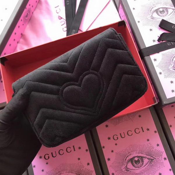Gucci GG Marmont Velvet Super Mini Bag 476433 Black Gucci GG Marmont Velvet Super Mini Bag 476433 Black