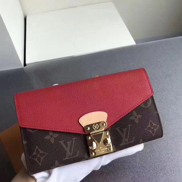 Louis Vuitton Monogram Canvas PALLAS WALLET M58414 Red Louis Vuitton Monogram Canvas PALLAS WALLET M58414 Red
