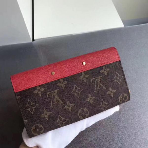 Louis Vuitton Monogram Canvas PALLAS WALLET M58414 Red Louis Vuitton Monogram Canvas PALLAS WALLET M58414 Red