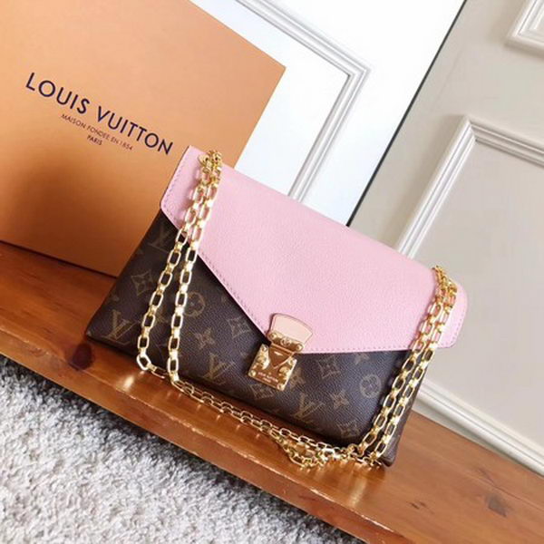 Louis Vuitton Monogram Canvas Pallas Chain Cerise M41201 Pink Louis Vuitton Monogram Canvas Pallas Chain Cerise M41201 Pink