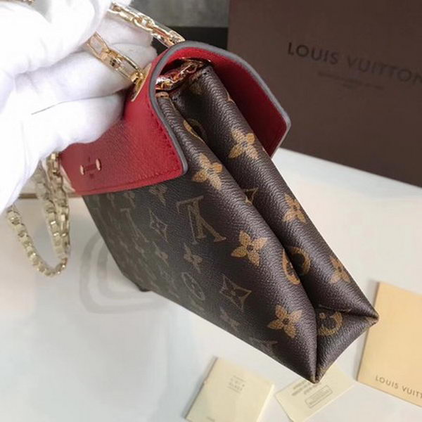 Louis Vuitton Monogram Canvas Pallas Chain Cerise M41201 Red Louis Vuitton Monogram Canvas Pallas Chain Cerise M41201 Red