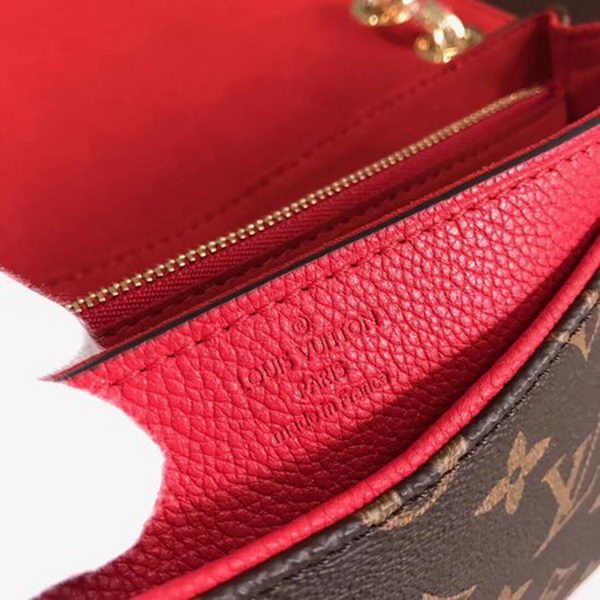 Louis Vuitton Monogram Canvas Pallas Chain Cerise M41201 Red Louis Vuitton Monogram Canvas Pallas Chain Cerise M41201 Red