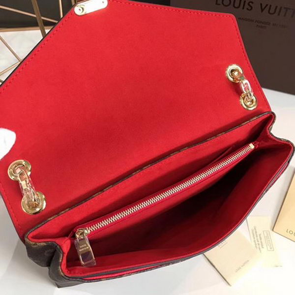 Louis Vuitton Monogram Canvas Pallas Chain Cerise M41201 Red Louis Vuitton Monogram Canvas Pallas Chain Cerise M41201 Red