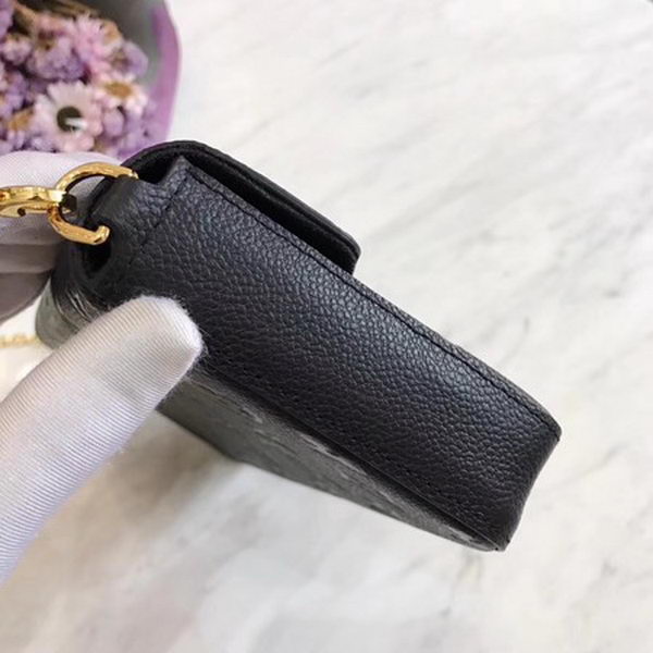 Louis Vuitton Monogram Empreinte POCHETTE FeLICIE M64064 Black Louis Vuitton Monogram Empreinte POCHETTE FeLICIE M64064 Black