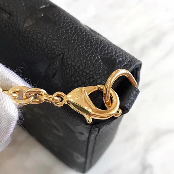 Louis Vuitton Monogram Empreinte POCHETTE FeLICIE M64064 Black Louis Vuitton Monogram Empreinte POCHETTE FeLICIE M64064 Black