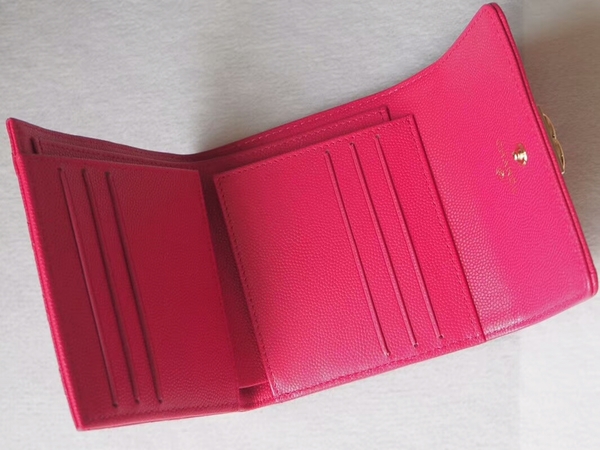 Chanel Tri-Fold Wallet Calfskin Leather A48980 Peach Chanel Tri-Fold Wallet Calfskin Leather A48980 Peach