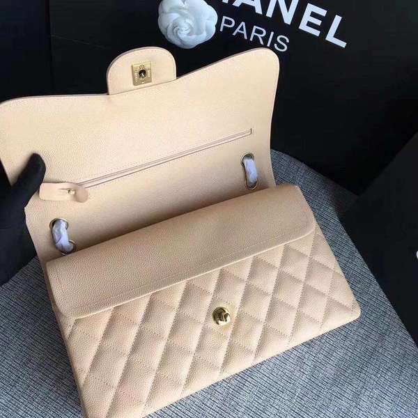 Chanel Flap Shoulder Bags Camel Original Calfskin Leather CF1113 Gold Chanel Flap Shoulder Bags Camel Original Calfskin Leather CF1113 Gold