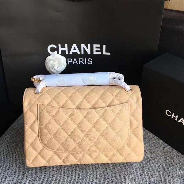 Chanel Flap Shoulder Bags Camel Original Calfskin Leather CF1113 Gold Chanel Flap Shoulder Bags Camel Original Calfskin Leather CF1113 Gold
