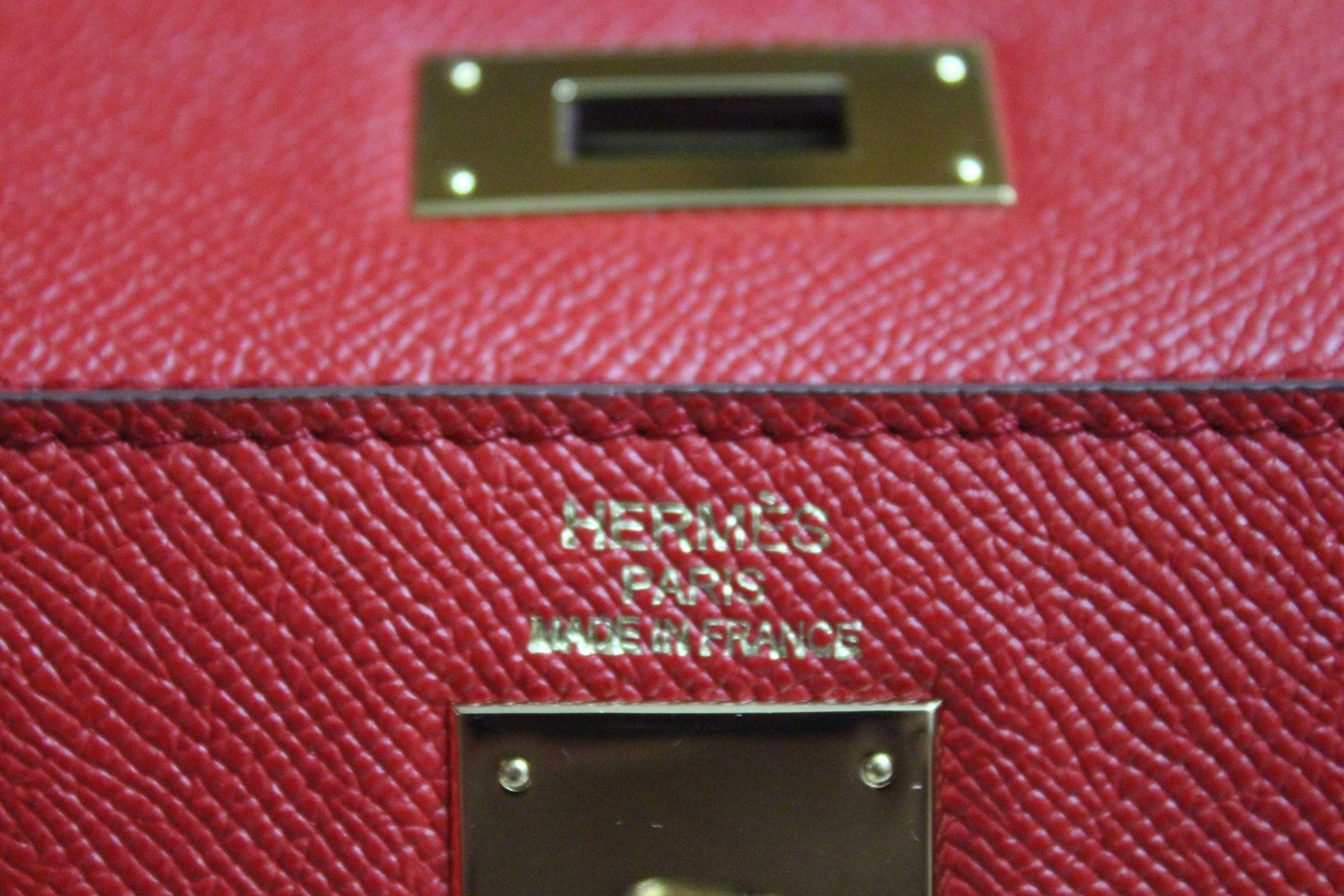 Hermes Kelly 28cm Shoulder Bags espom leather Red Hermes Kelly 28cm Shoulder Bags espom leather Red