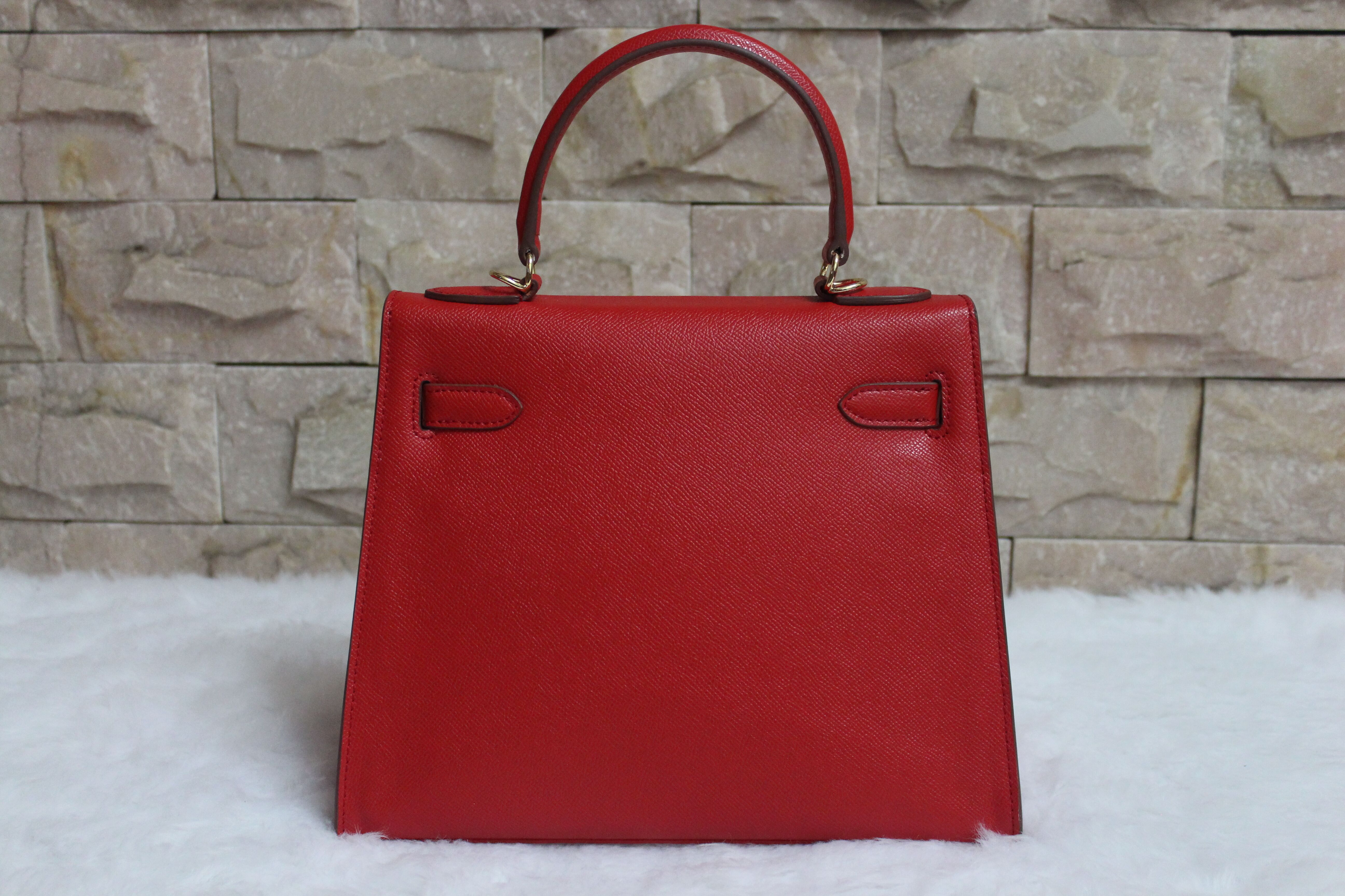 Hermes Kelly 28cm Shoulder Bags espom leather Red Hermes Kelly 28cm Shoulder Bags espom leather Red
