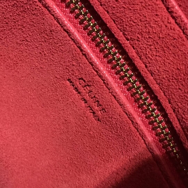 Celine Cabas Phantom Bags Lichee Pattern Leather 77426 Red Celine Cabas Phantom Bags Lichee Pattern Leather 77426 Red