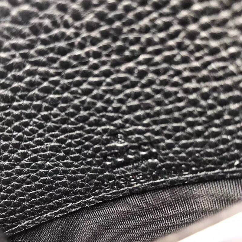 Gucci GG Marmont Original Calf leather Shoulder Bag 497985 black