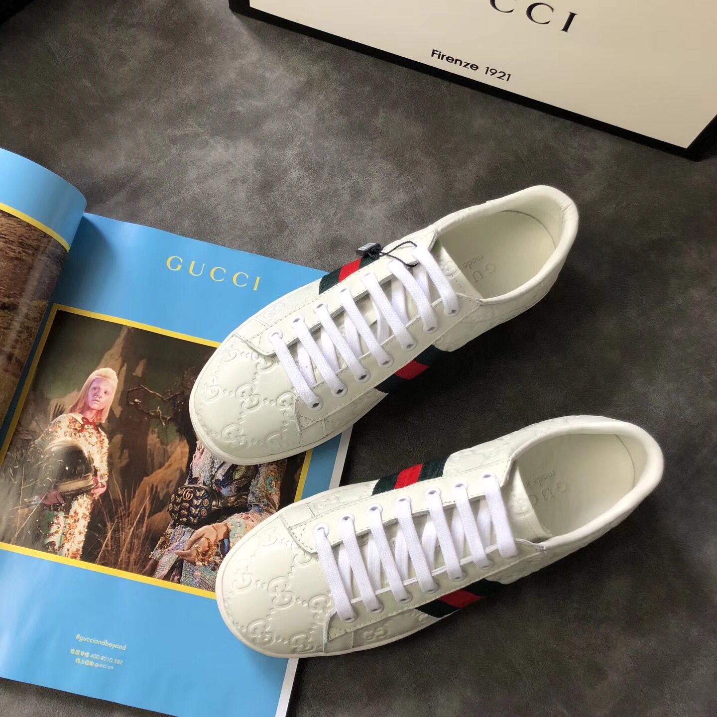 Gucci Shoes GG18208 White Gucci Shoes GG18208 White