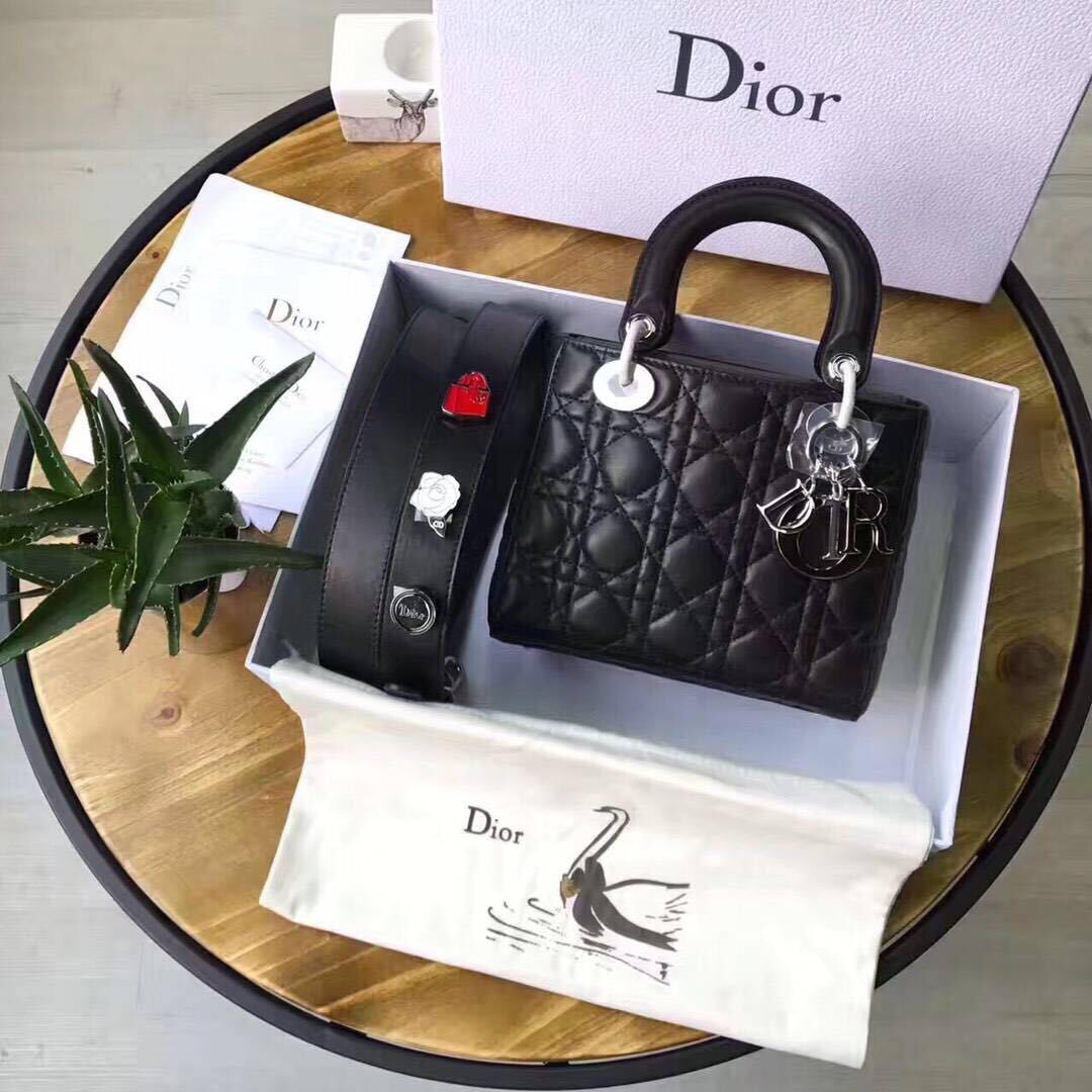 Dior Cannage Nano Lady Bag Original Leather CD3891 Black Dior Cannage Nano Lady Bag Original Leather CD3891 Black