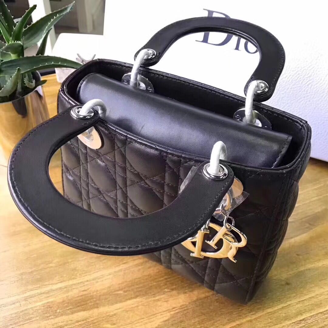 Dior Cannage Nano Lady Bag Original Leather CD3891 Black Dior Cannage Nano Lady Bag Original Leather CD3891 Black