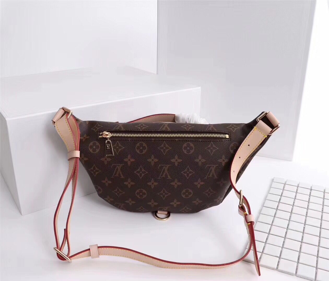 Louis Vuitton Monogram Canvas BUMBAG 43644 Louis Vuitton Monogram Canvas BUMBAG 43644
