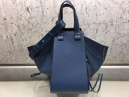 Loewe Hammock Bag Original Leather A9128 Blue Loewe Hammock Bag Original Leather A9128 Blue