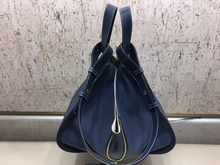 Loewe Hammock Bag Original Leather A9128 Blue Loewe Hammock Bag Original Leather A9128 Blue