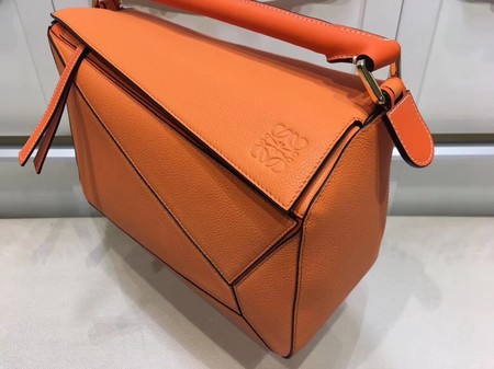 Loewe Puzzle Bag Original Leather L9122 Orange Loewe Puzzle Bag Original Leather L9122 Orange