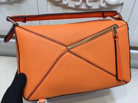 Loewe Puzzle Bag Original Leather L9122 Orange Loewe Puzzle Bag Original Leather L9122 Orange