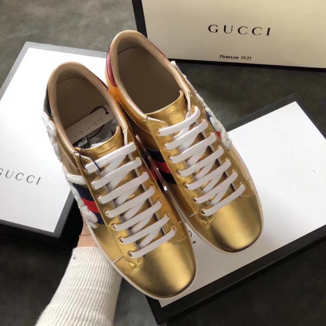 Gucci Lovers shoes GG1308H gold Gucci Lovers shoes GG1308H gold