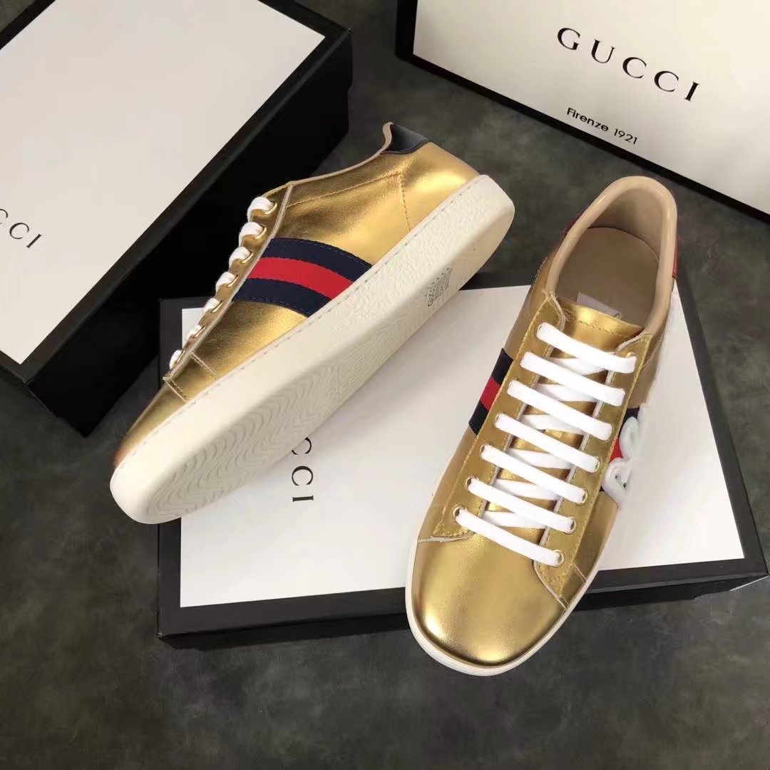 Gucci Lovers shoes GG1308H gold Gucci Lovers shoes GG1308H gold