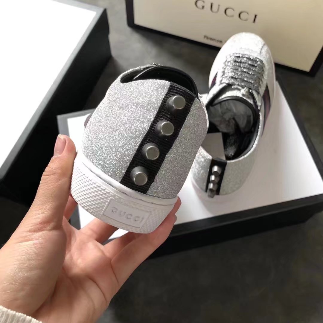 Gucci women shoes GG1302H silver Gucci women shoes GG1302H silver