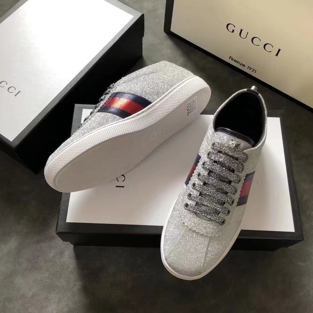 Gucci women shoes GG1302H silver Gucci women shoes GG1302H silver