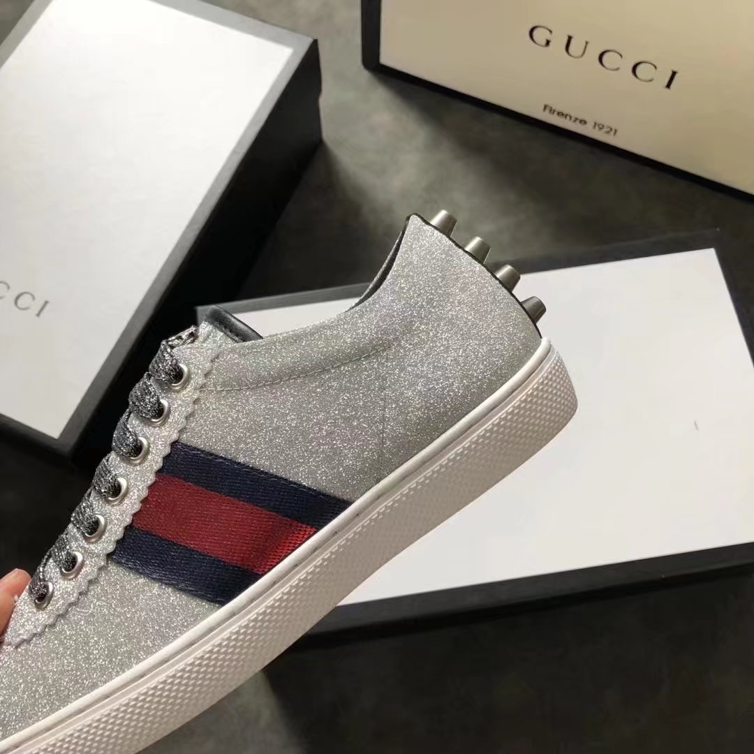Gucci women shoes GG1302H silver Gucci women shoes GG1302H silver