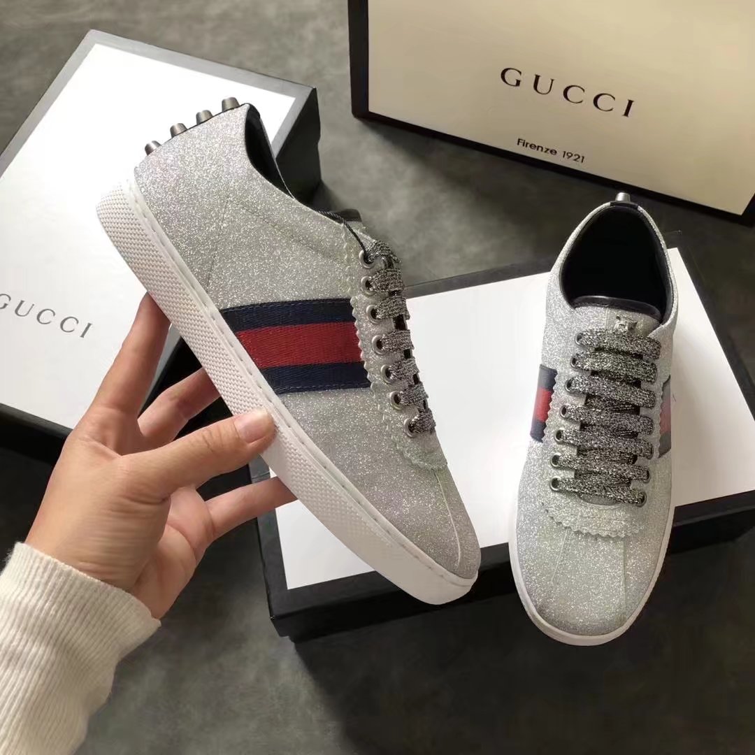 Gucci women shoes GG1302H silver Gucci women shoes GG1302H silver