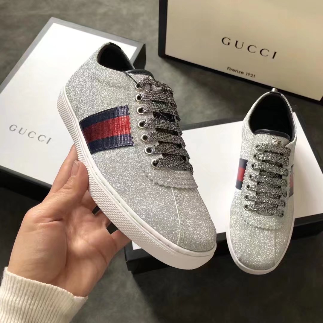 Gucci women shoes GG1302H silver Gucci women shoes GG1302H silver