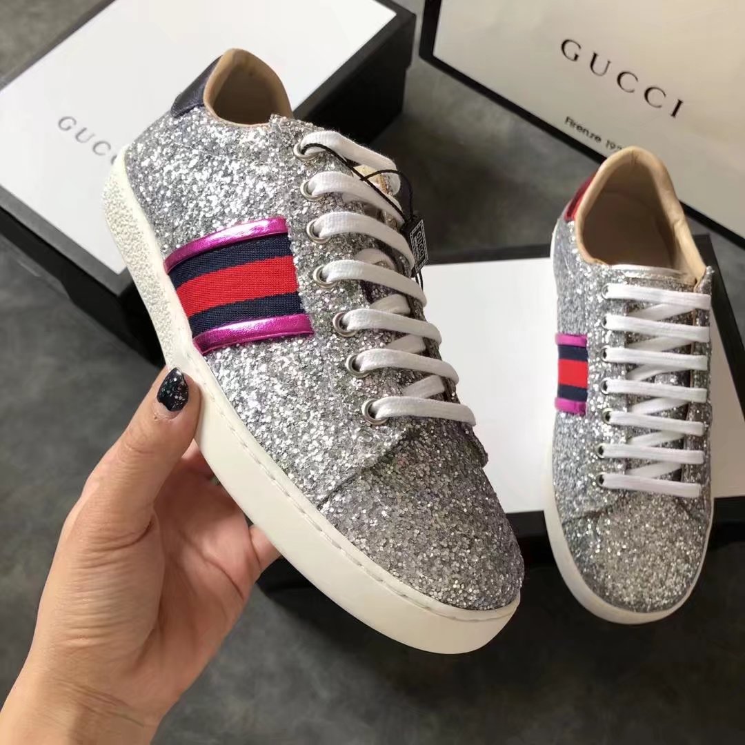 Gucci women shoes GG1303H silver Gucci women shoes GG1303H silver