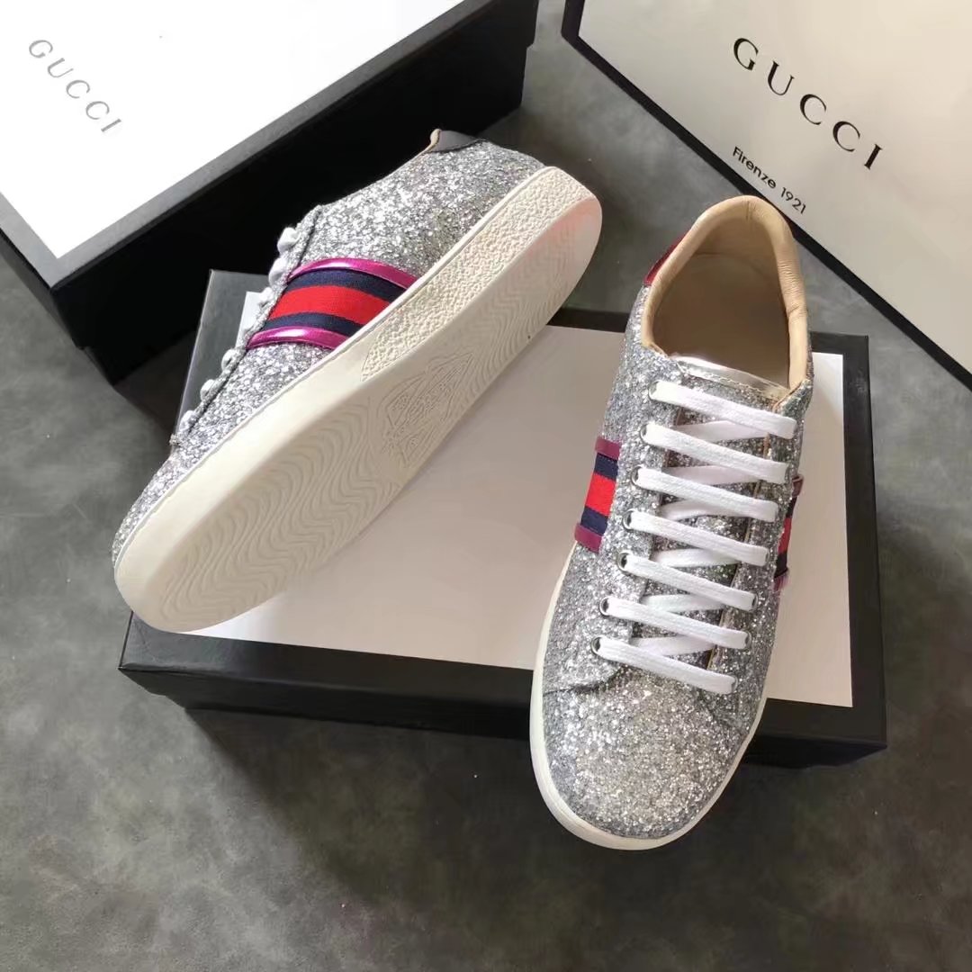 Gucci women shoes GG1303H silver Gucci women shoes GG1303H silver