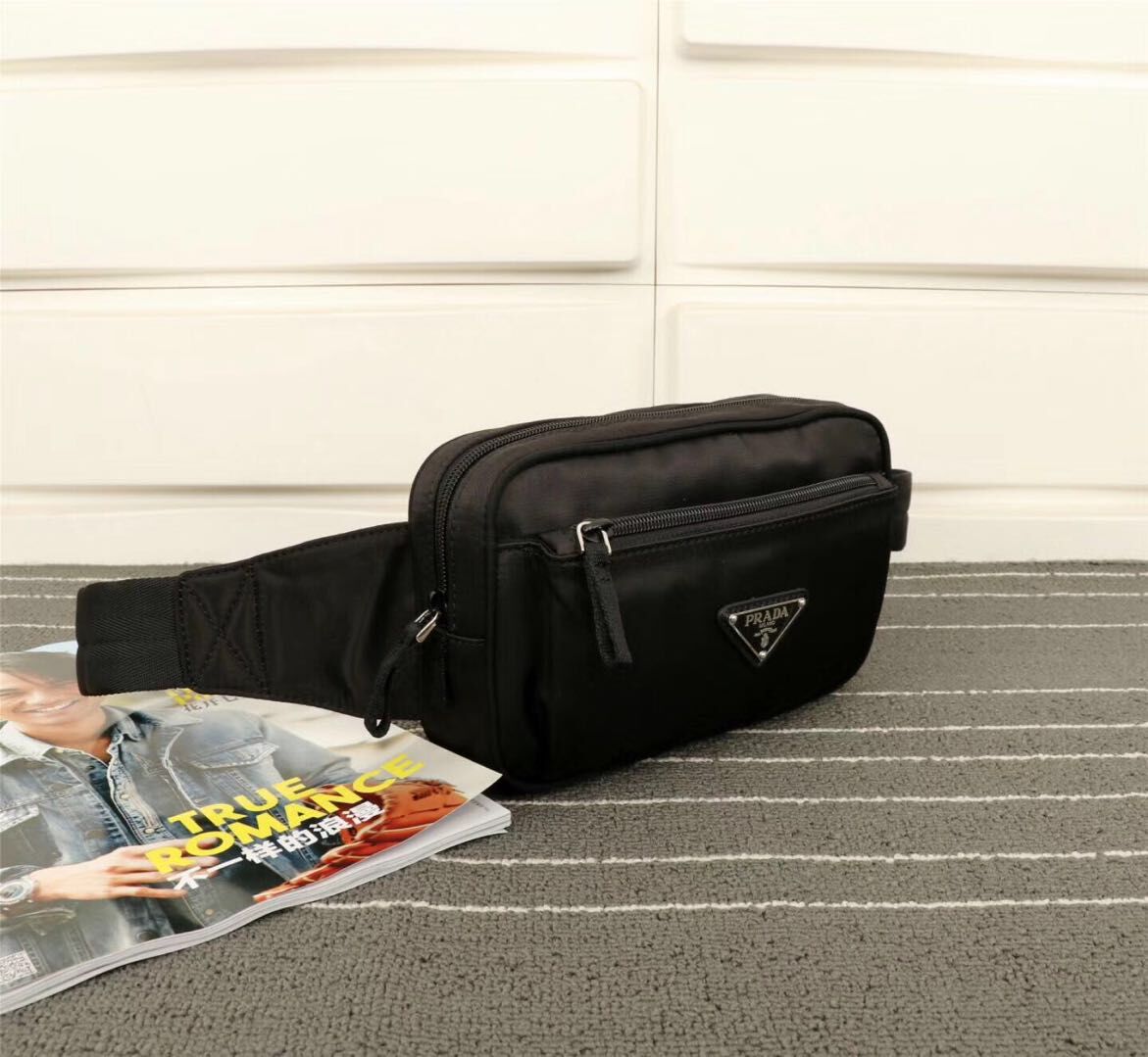Prada nylon Pocket 2365 black Prada nylon Pocket 2365 black