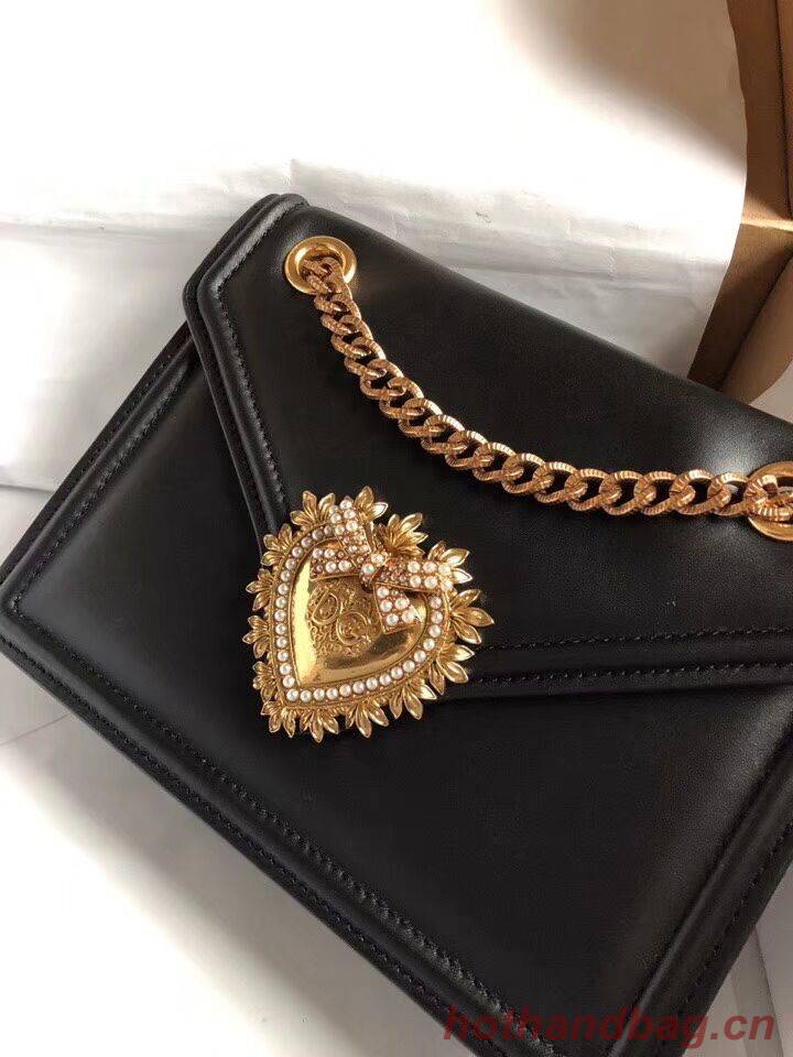 Dolce & Gabbana Calfskin Leather 4046 black Dolce & Gabbana Calfskin Leather 4046 black