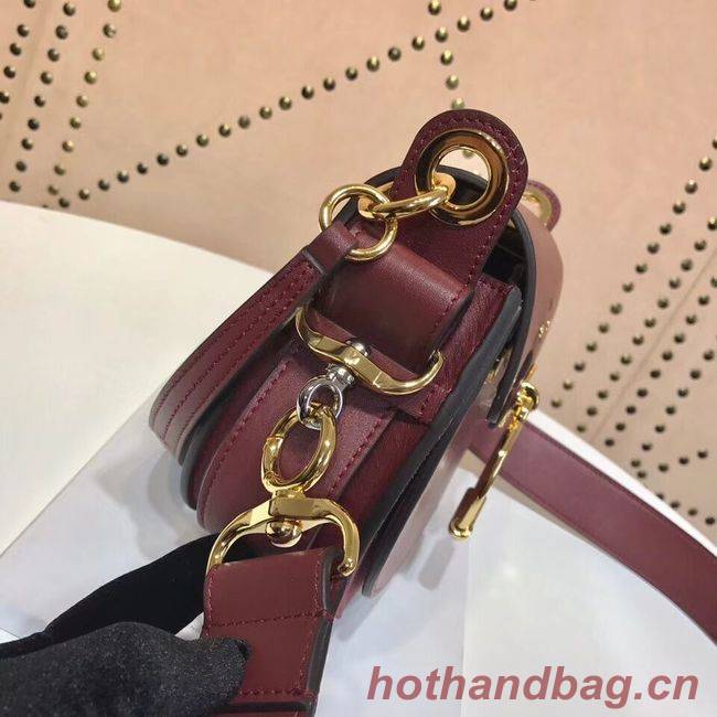 CHLOE Tess Small leather shoulder bag 3E153 Plum purple CHLOE Tess Small leather shoulder bag 3E153 Plum purple