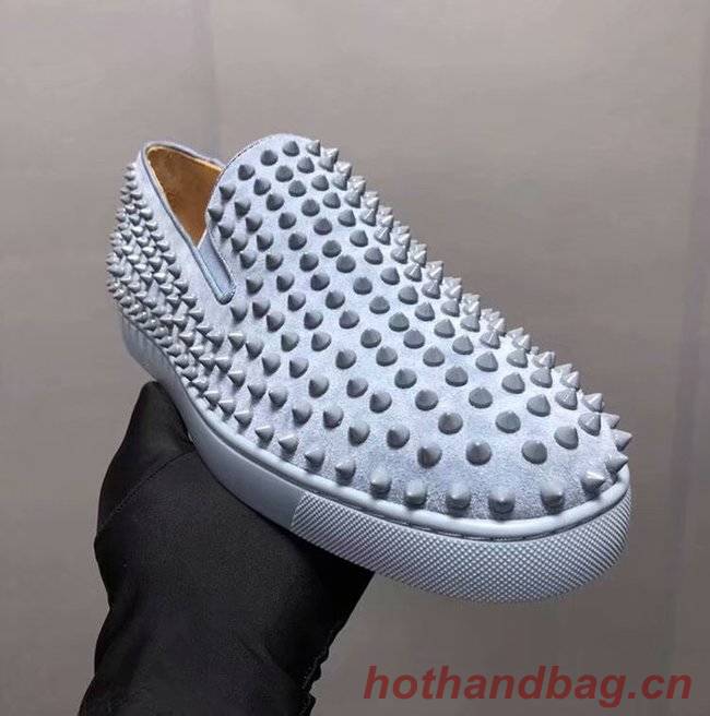 CHRISTIAN LOUBOUTIN Pik Boat glitter leather sneakers CL1038 CHRISTIAN LOUBOUTIN Pik Boat glitter leather sneakers CL1038