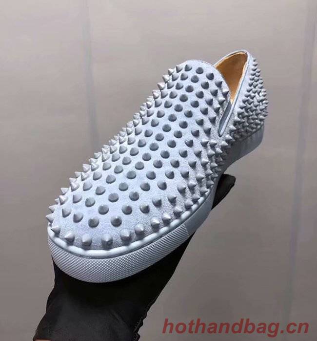 CHRISTIAN LOUBOUTIN Pik Boat glitter leather sneakers CL1038 CHRISTIAN LOUBOUTIN Pik Boat glitter leather sneakers CL1038