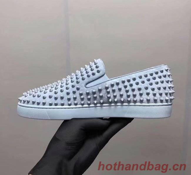 CHRISTIAN LOUBOUTIN Pik Boat glitter leather sneakers CL1038 CHRISTIAN LOUBOUTIN Pik Boat glitter leather sneakers CL1038